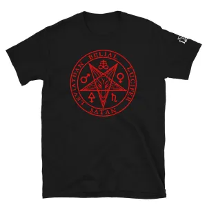 Satanic Sigil Cipher Short-Sleeve Unisex T-Shirt