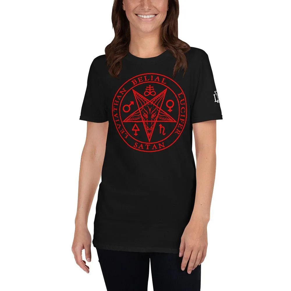 Satanic Sigil Cipher Short-Sleeve Unisex T-Shirt