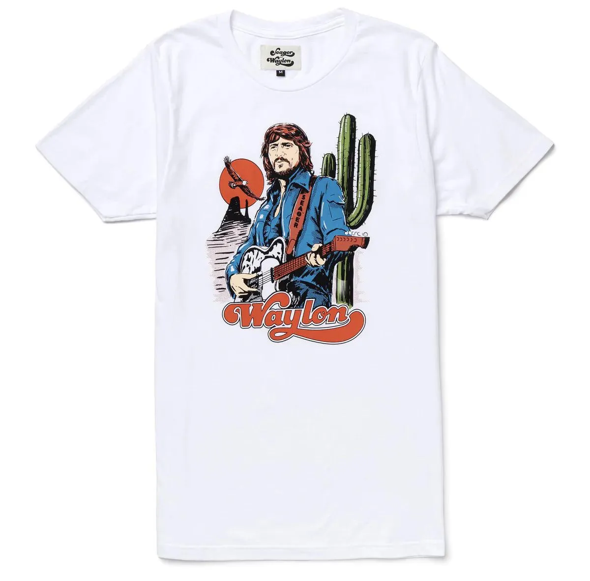 Seager x Waylon Jennings Tee White