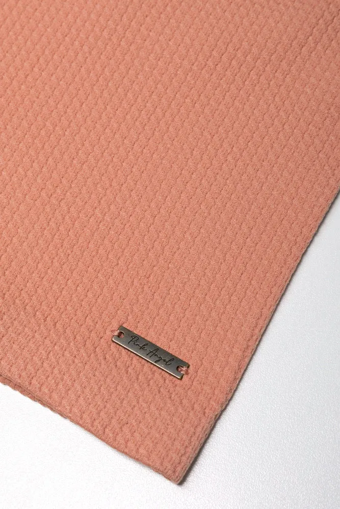 Seamless Textured Knotch Vest Natural