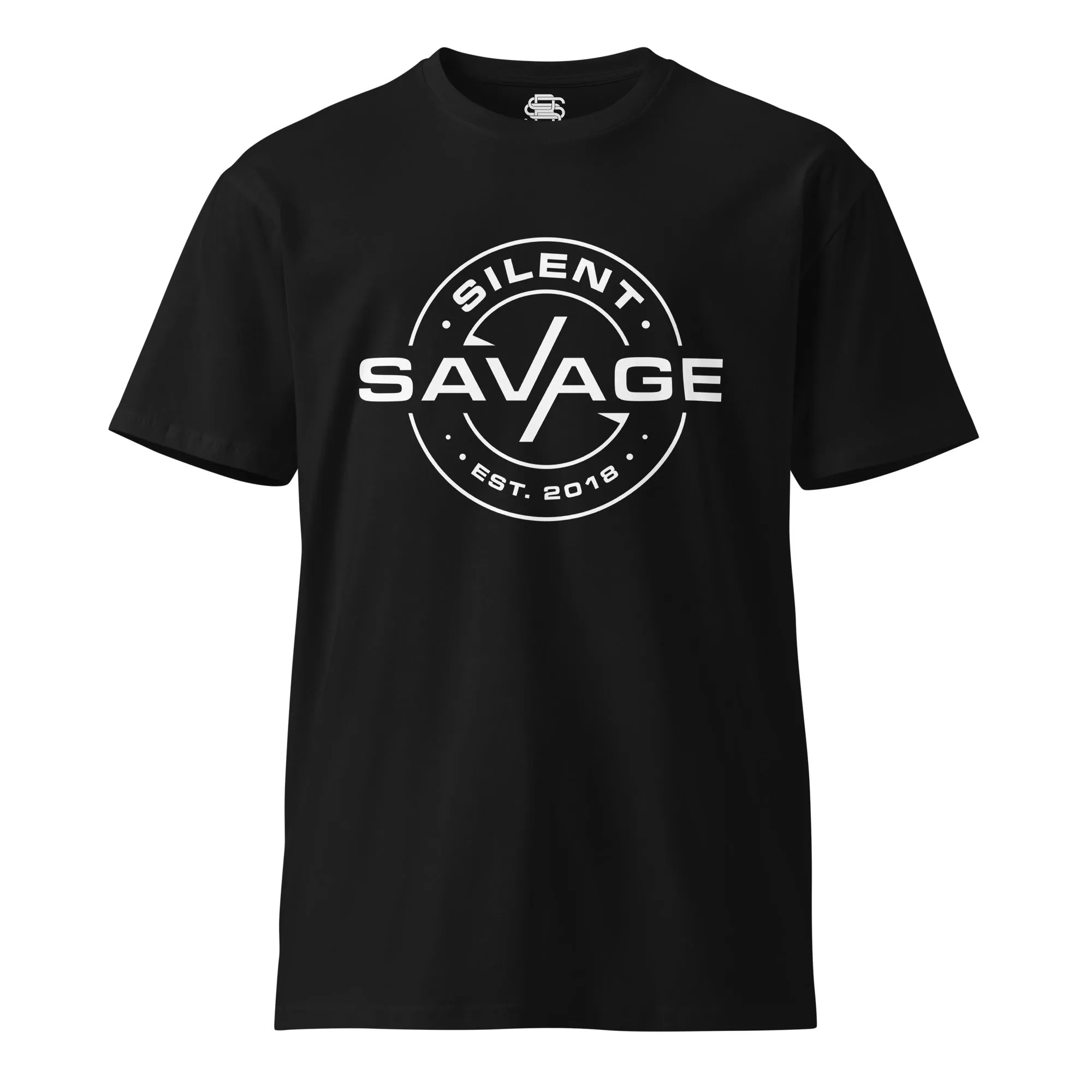 Silent Savage Brand - Badge tee (blk)