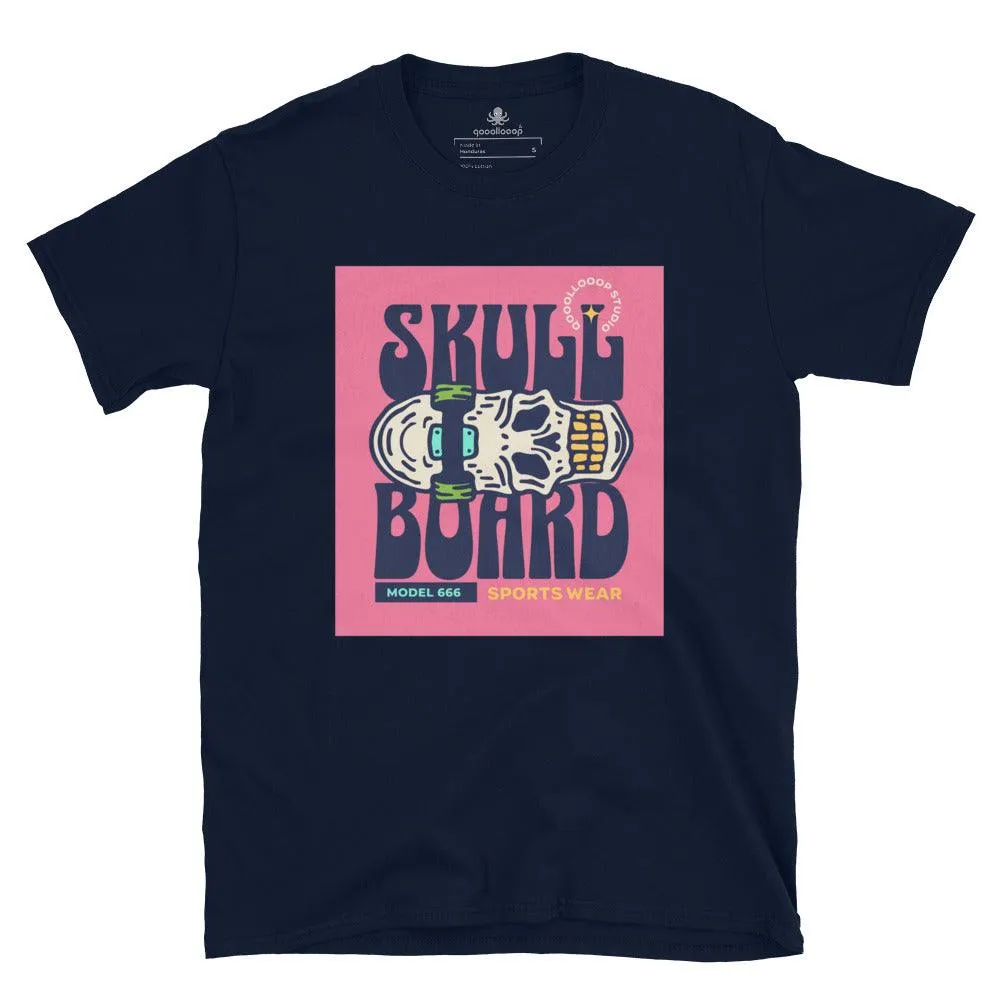 Skull Board | Unisex Soft Style T-Shirt