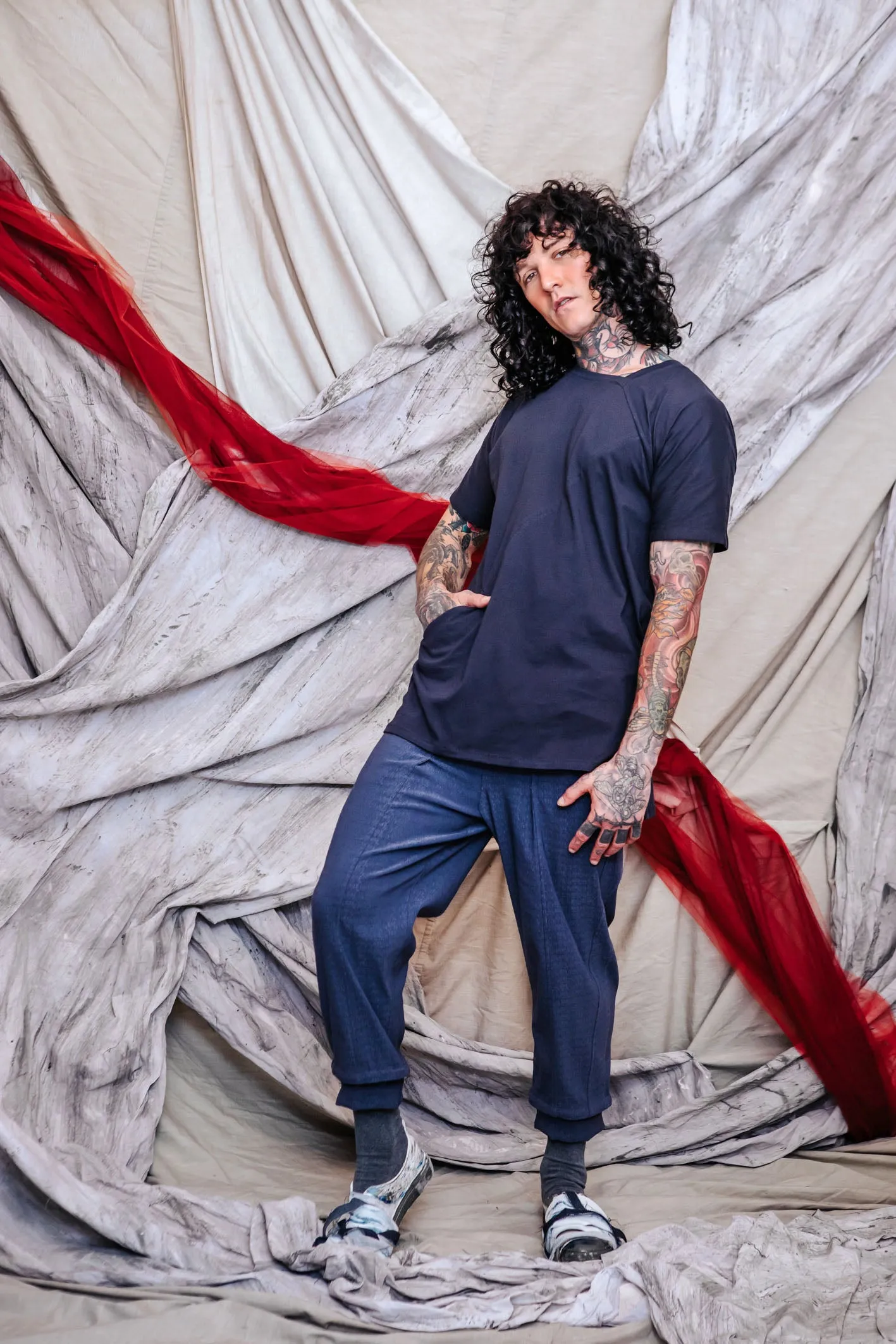 SL22 MATIA POCKET TEE - INK
