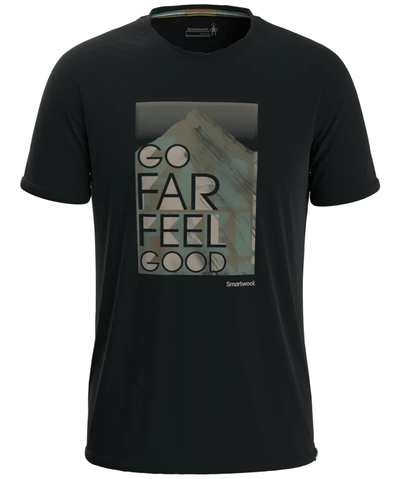 Smartwool Men's Merino Sport Go Far, Feel Good Summit Short Sleeve Graphic Tee