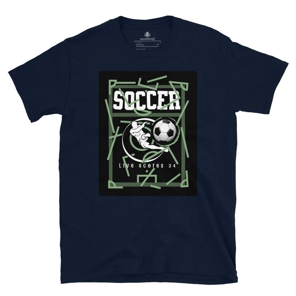 Soccer Live Scores 24 |Short-Sleeve Unisex Soft Style T-Shirt