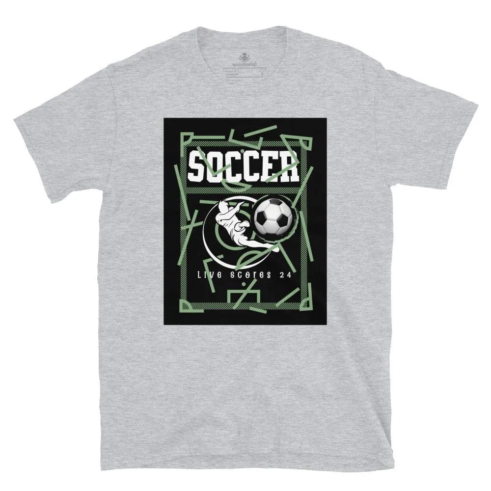 Soccer Live Scores 24 |Short-Sleeve Unisex Soft Style T-Shirt
