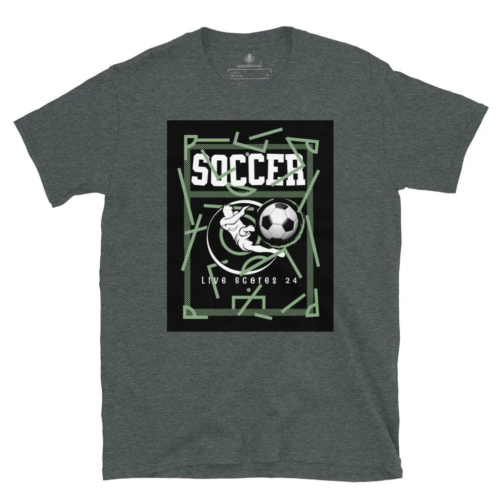 Soccer Live Scores 24 |Short-Sleeve Unisex Soft Style T-Shirt
