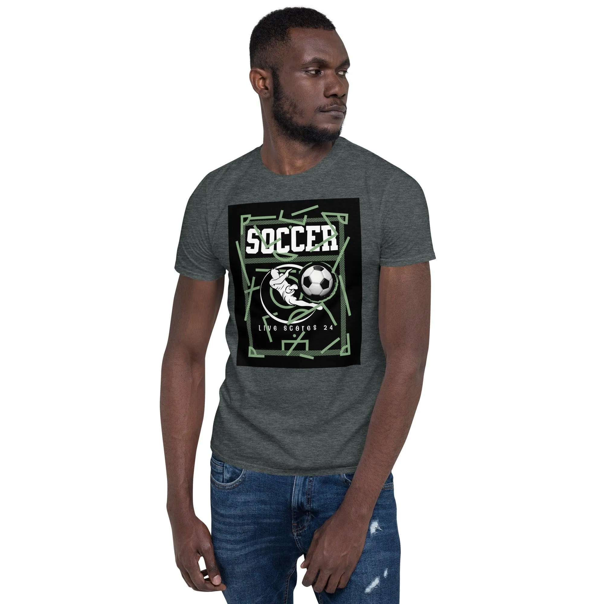 Soccer Live Scores 24 |Short-Sleeve Unisex Soft Style T-Shirt