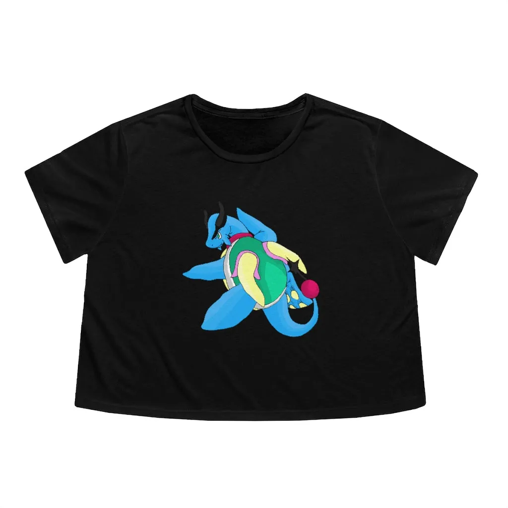 Spanglex Women's Flowy Cropped Tee