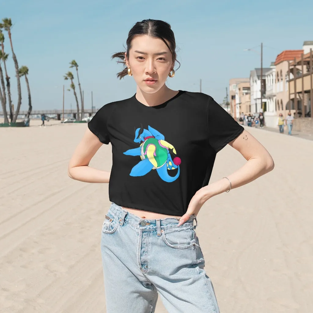 Spanglex Women's Flowy Cropped Tee