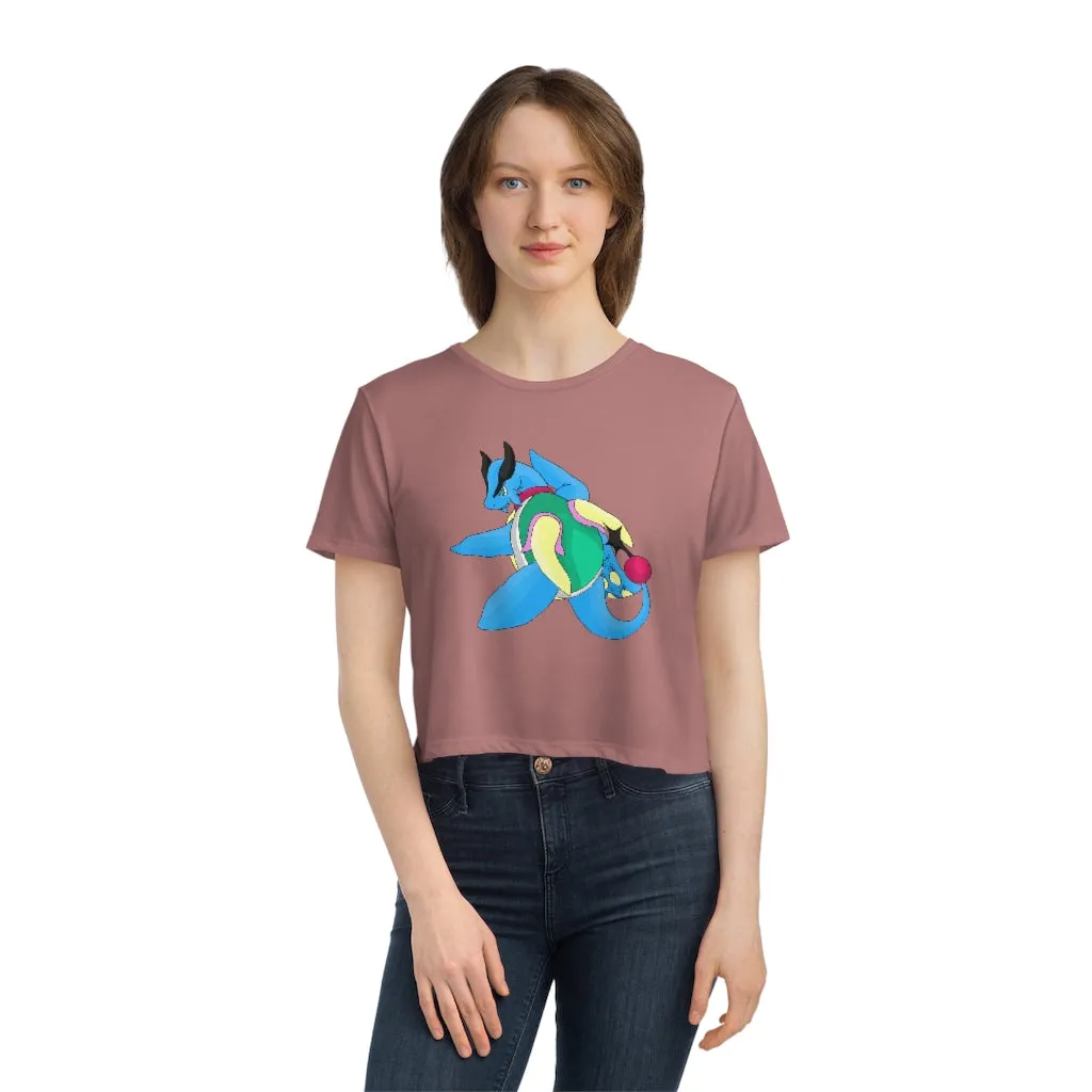 Spanglex Women's Flowy Cropped Tee