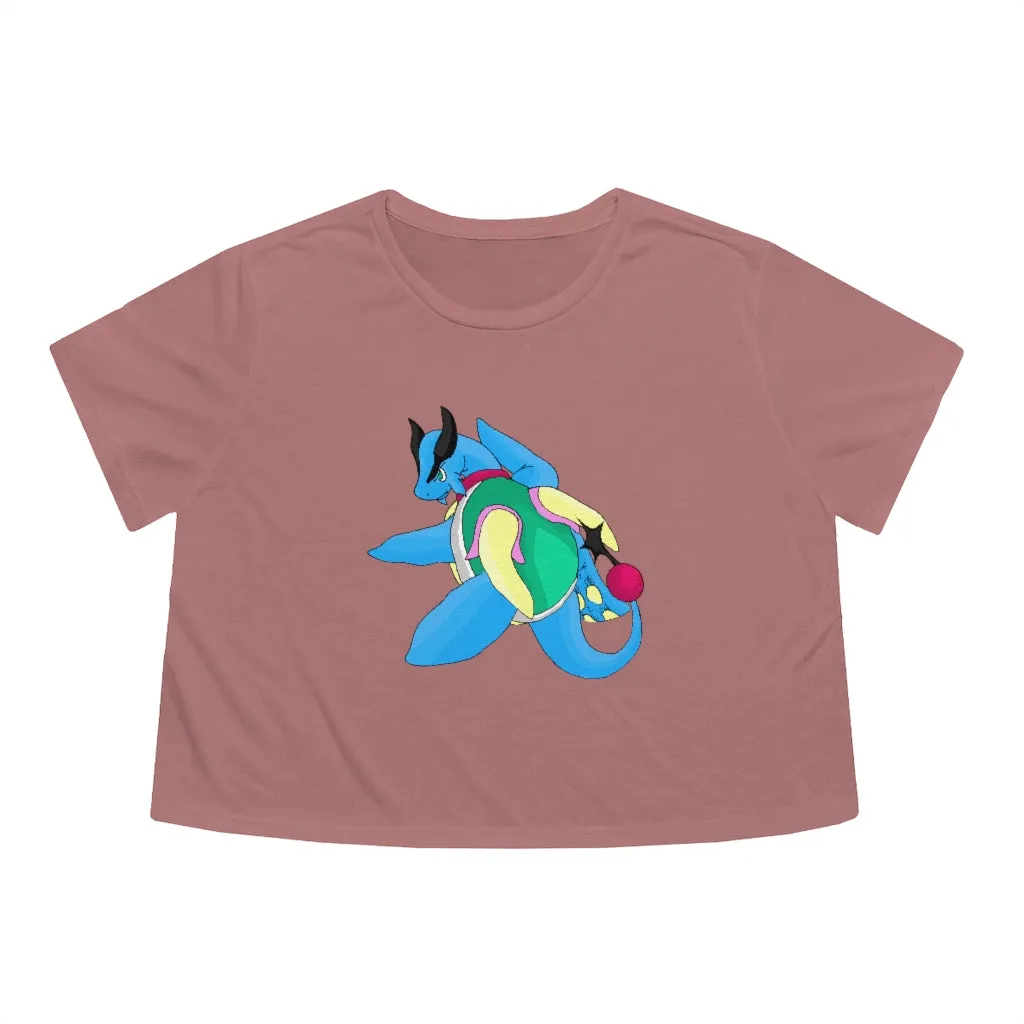 Spanglex Women's Flowy Cropped Tee