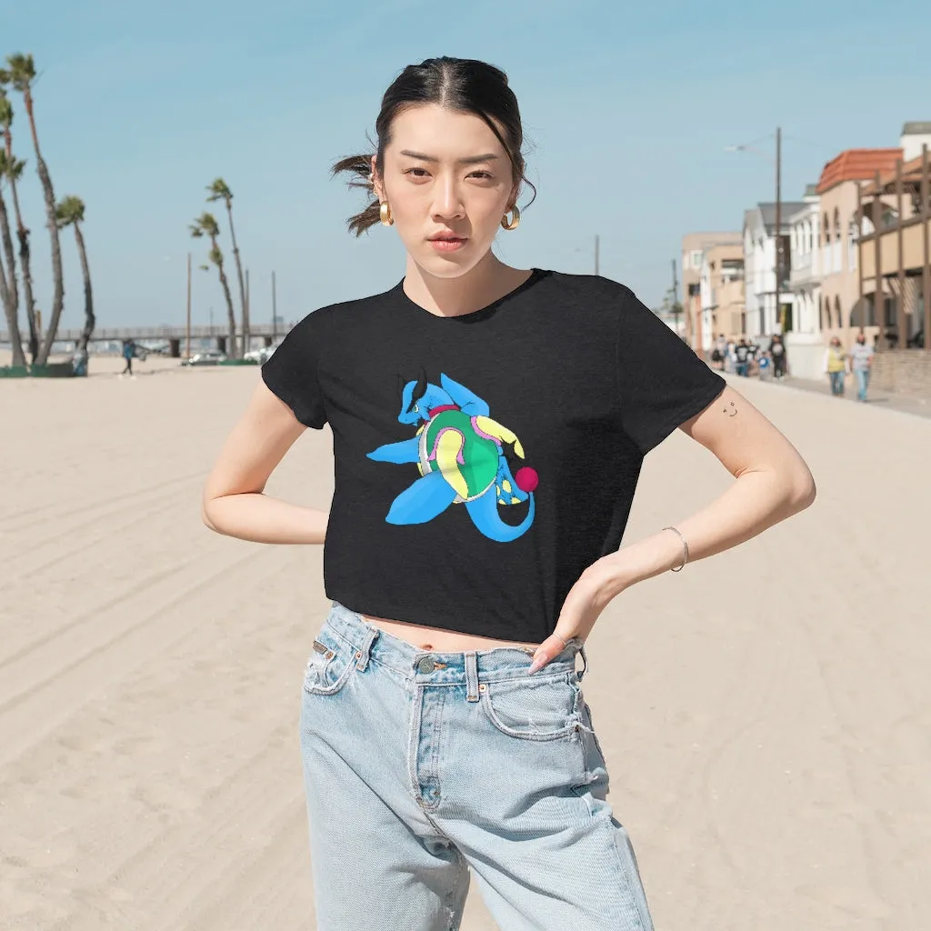 Spanglex Women's Flowy Cropped Tee