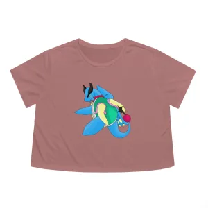 Spanglex Women's Flowy Cropped Tee