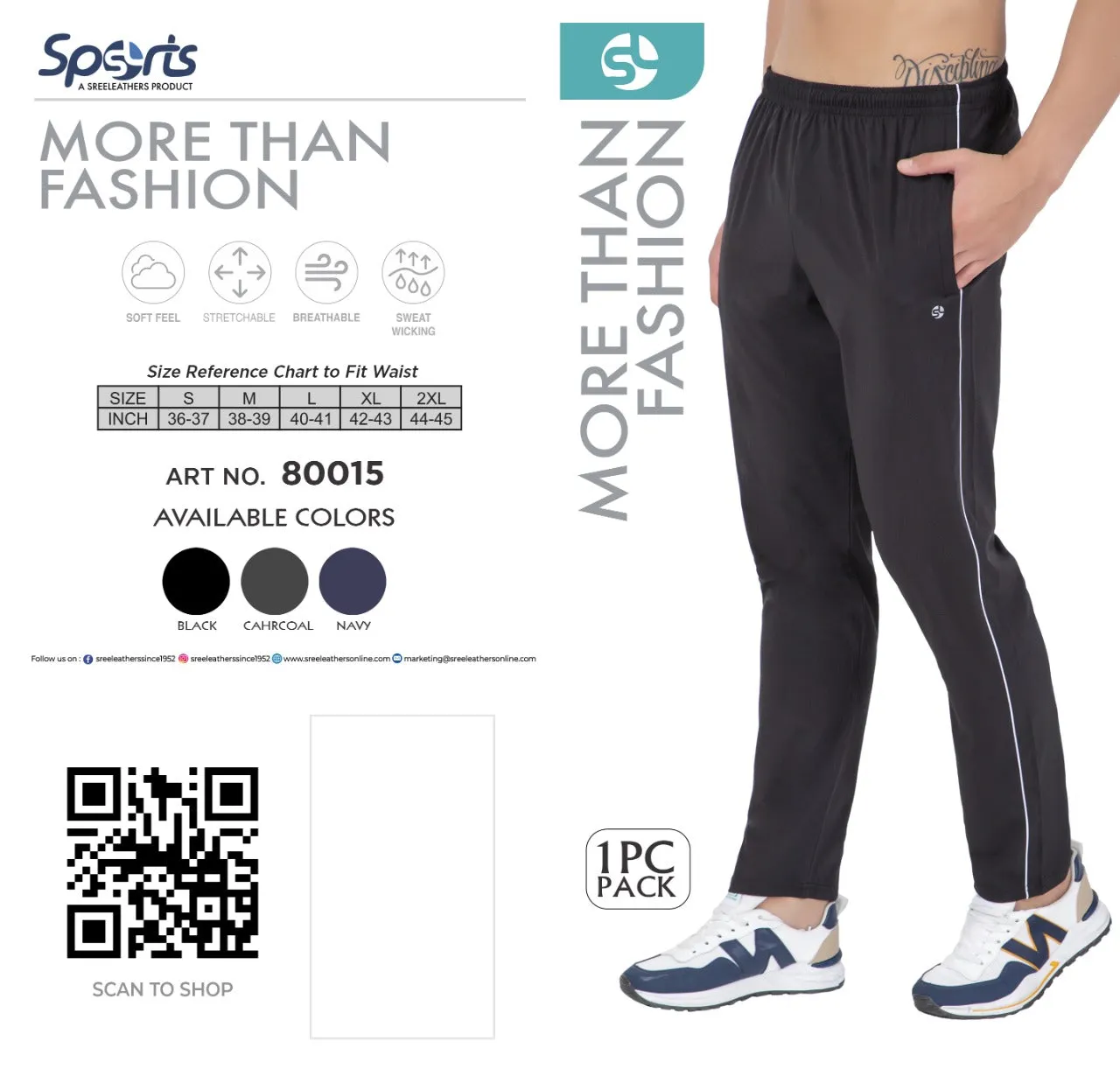 Sports Wear Trackpants 80015