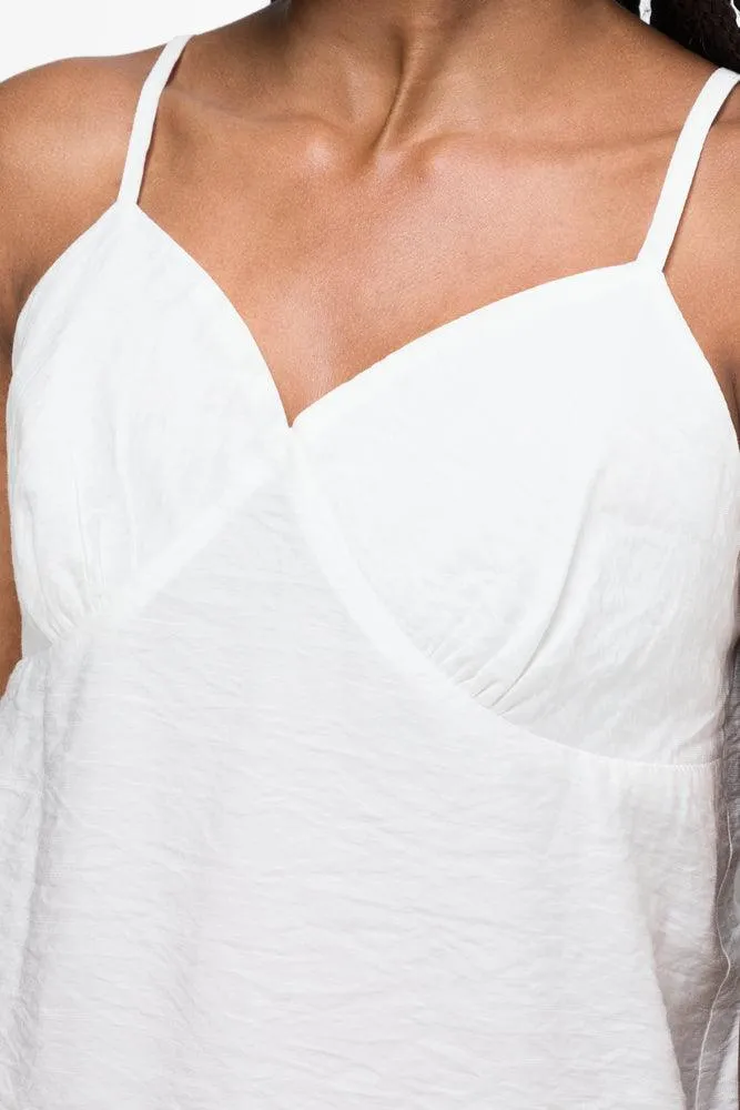 Strappy Cami Top White
