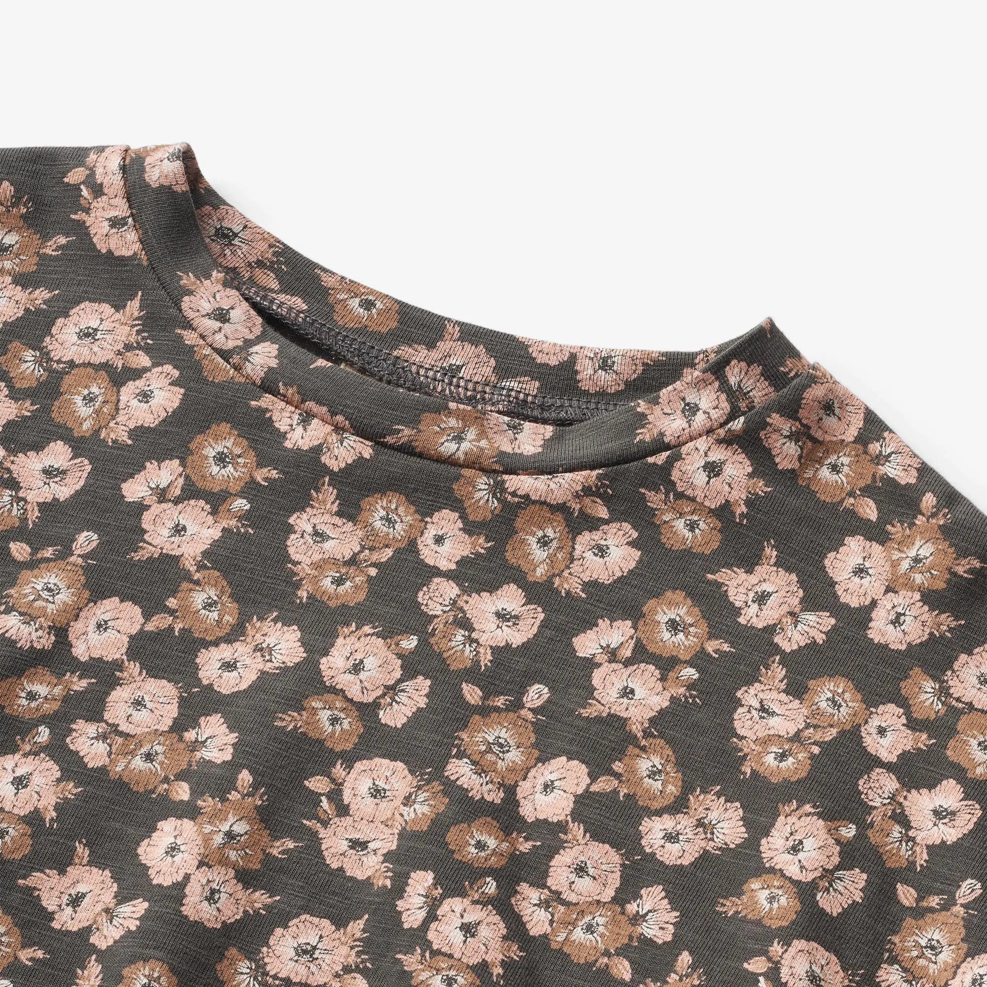T-Shirt L/S Carolina - raven anemones