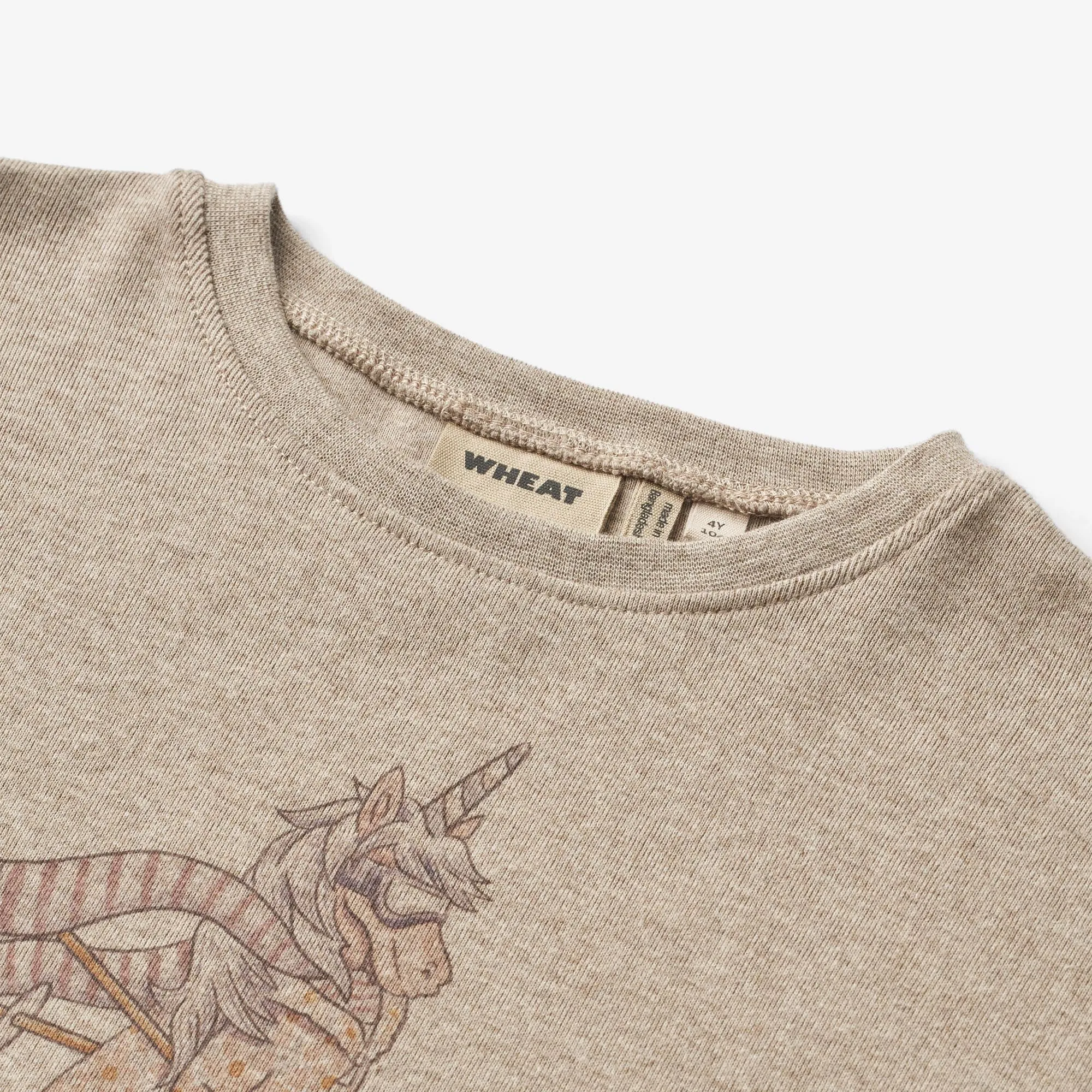 T-Shirt L/S Hanni - gravel melange