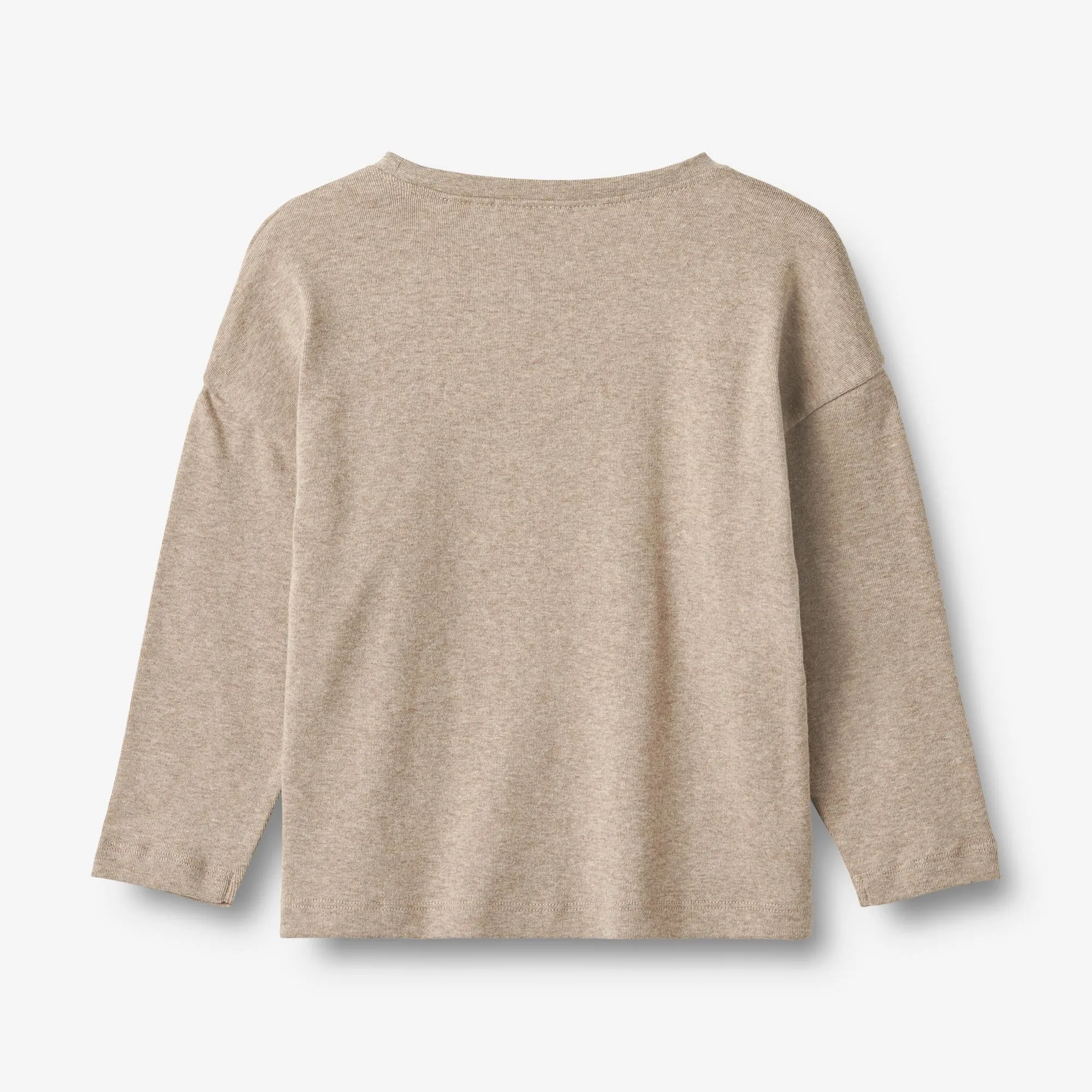 T-Shirt L/S Hanni - gravel melange