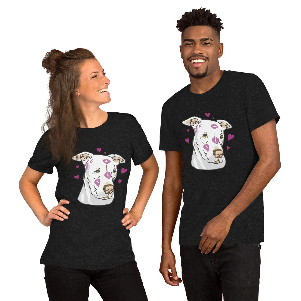 T-Shirts - Dog (Glamourange Pets Staple T-Shirts - Front Print 0014 Model)