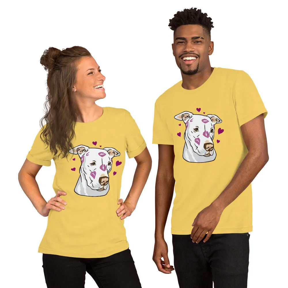 T-Shirts - Dog (Glamourange Pets Staple T-Shirts - Front Print 0014 Model)