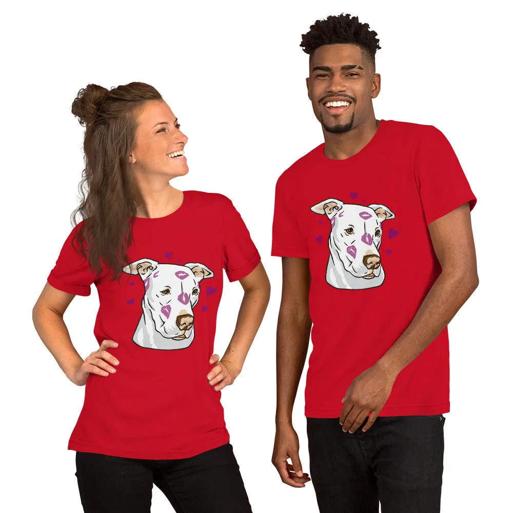 T-Shirts - Dog (Glamourange Pets Staple T-Shirts - Front Print 0014 Model)