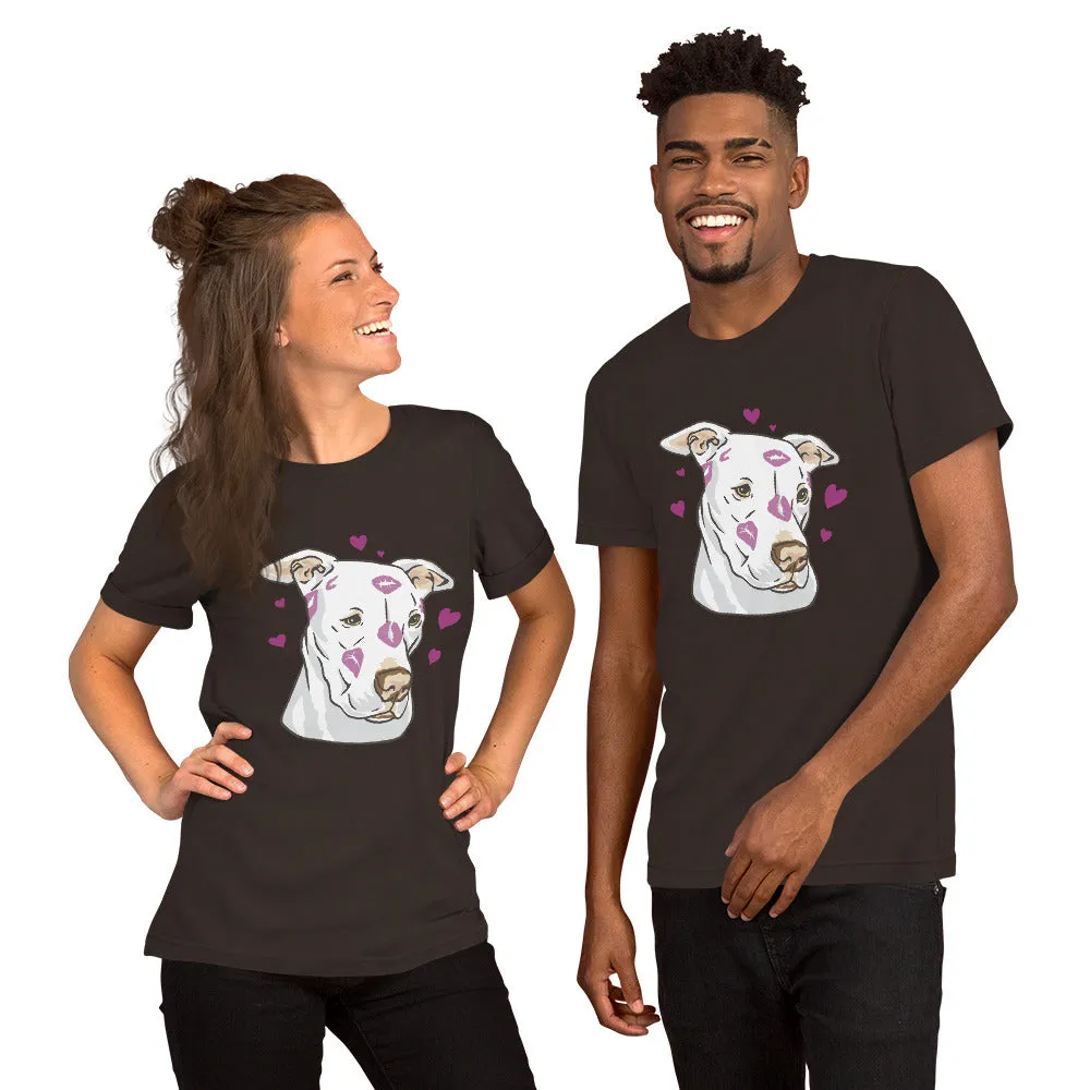 T-Shirts - Dog (Glamourange Pets Staple T-Shirts - Front Print 0014 Model)