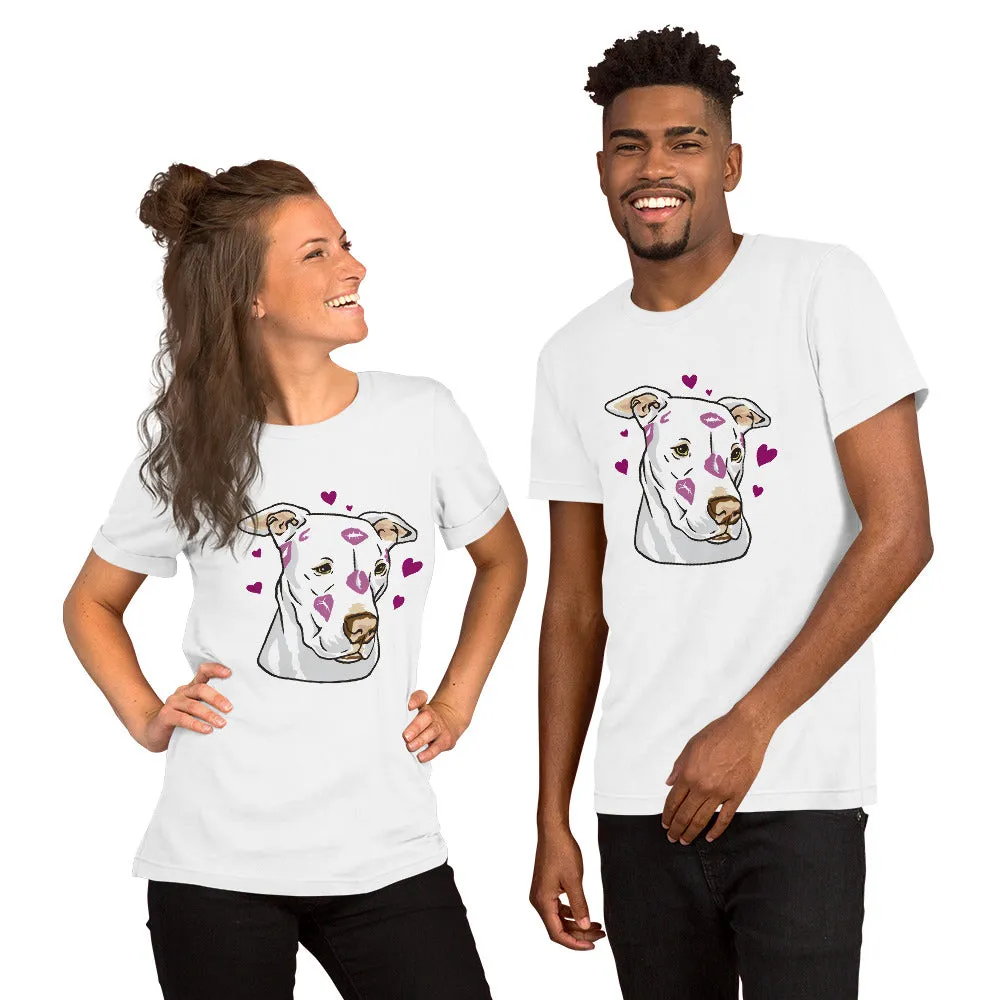 T-Shirts - Dog (Glamourange Pets Staple T-Shirts - Front Print 0014 Model)