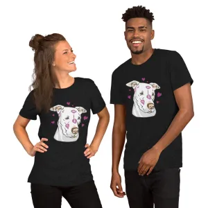T-Shirts - Dog (Glamourange Pets Staple T-Shirts - Front Print 0014 Model)