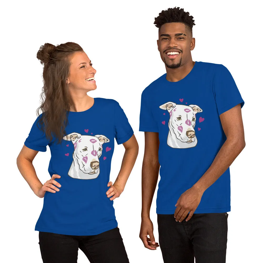 T-Shirts - Dog (Glamourange Pets Staple T-Shirts - Front Print 0014 Model)