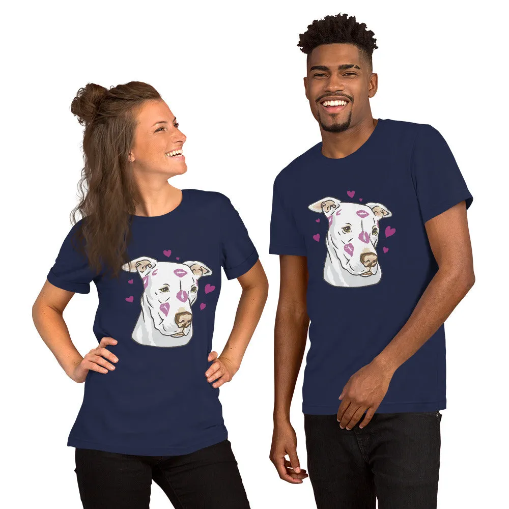 T-Shirts - Dog (Glamourange Pets Staple T-Shirts - Front Print 0014 Model)