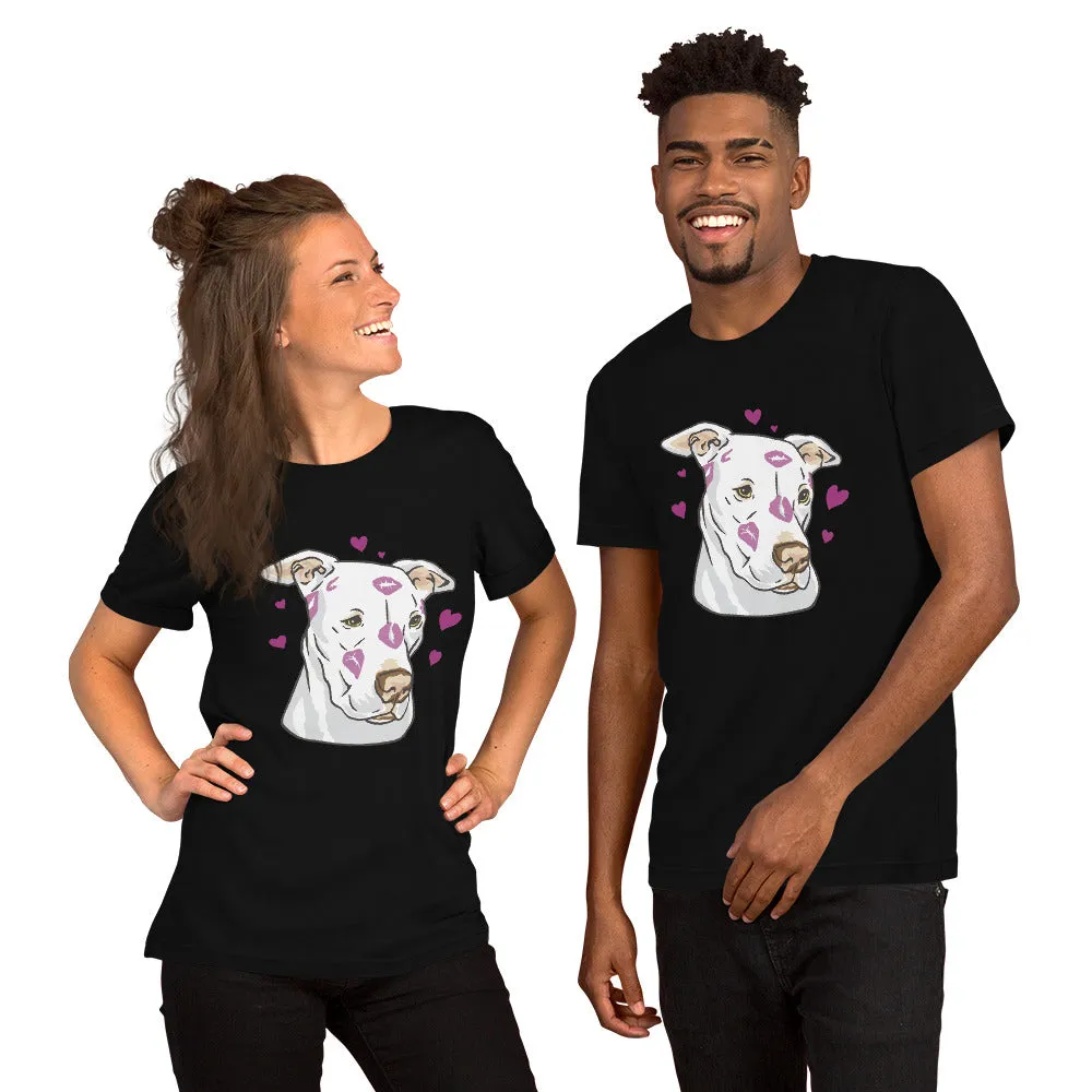 T-Shirts - Dog (Glamourange Pets Staple T-Shirts - Front Print 0014 Model)