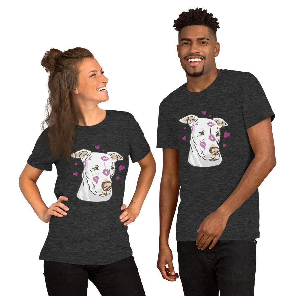 T-Shirts - Dog (Glamourange Pets Staple T-Shirts - Front Print 0014 Model)