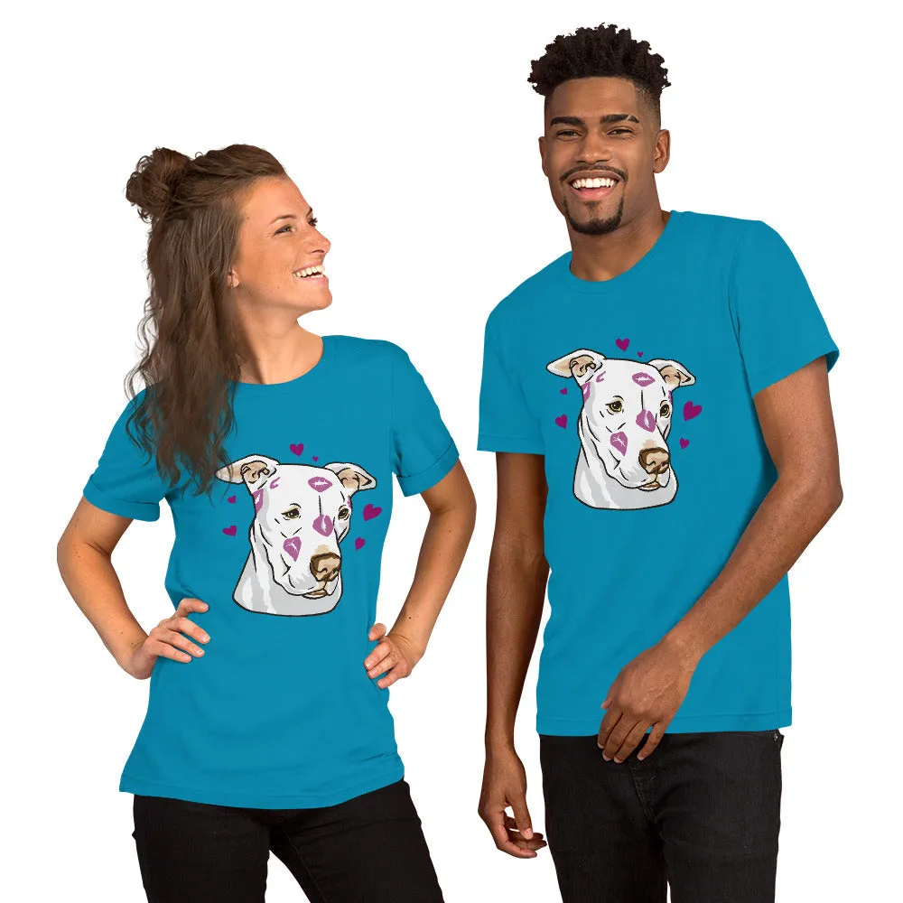 T-Shirts - Dog (Glamourange Pets Staple T-Shirts - Front Print 0014 Model)