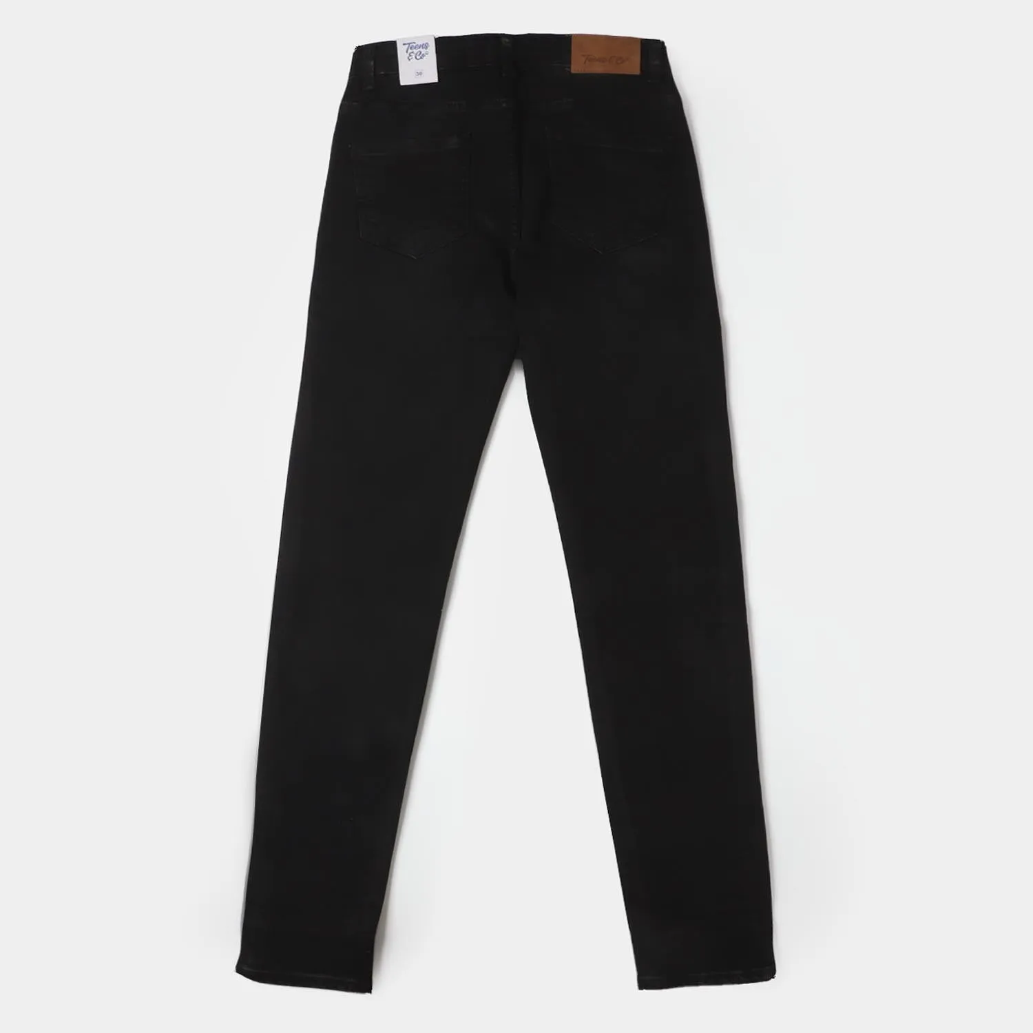 Teens Boys Denim Pant- BLACK