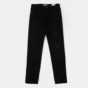 Teens Boys Denim Pant- BLACK
