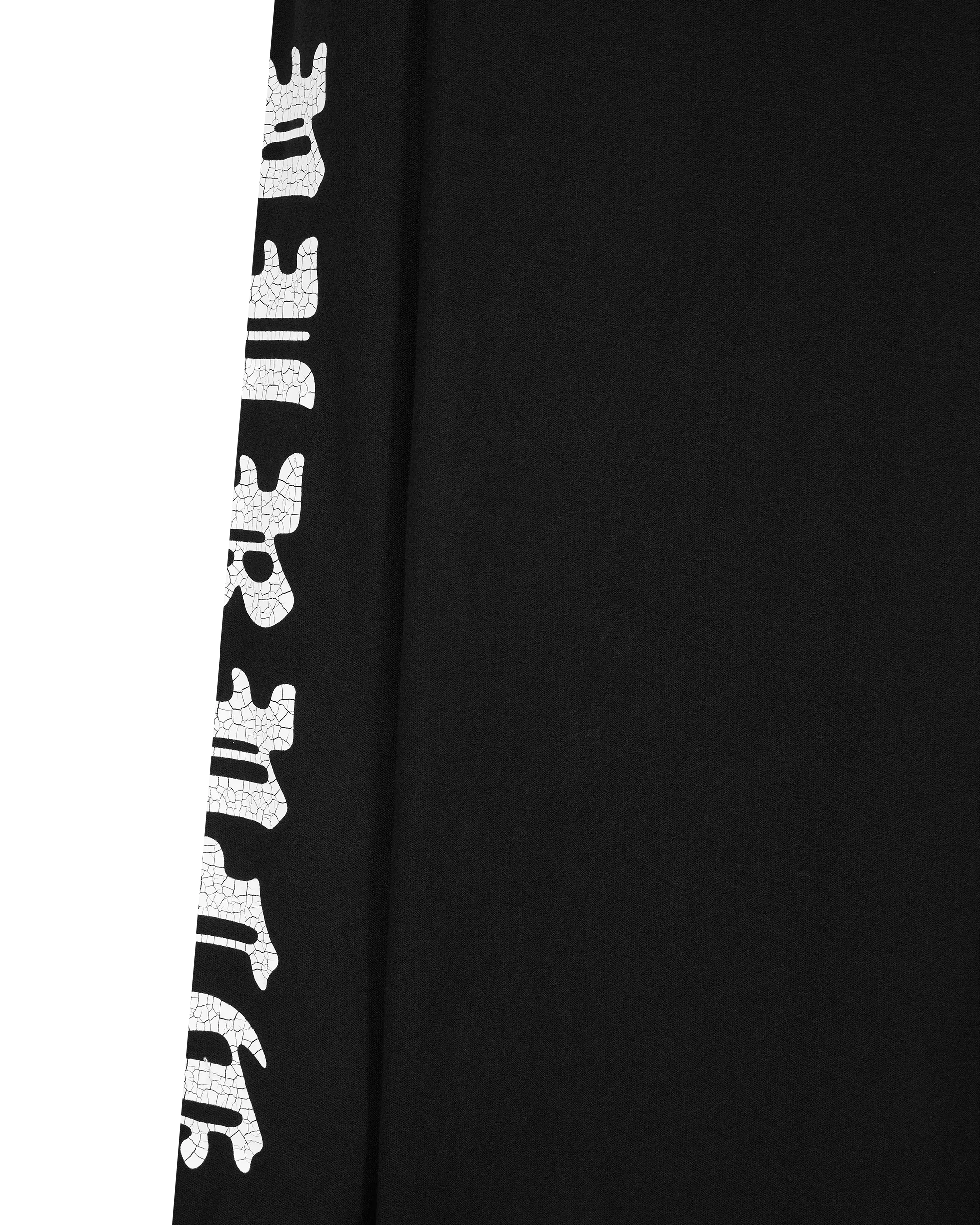 Textured Logo Jersey Long Sleeve Shirt