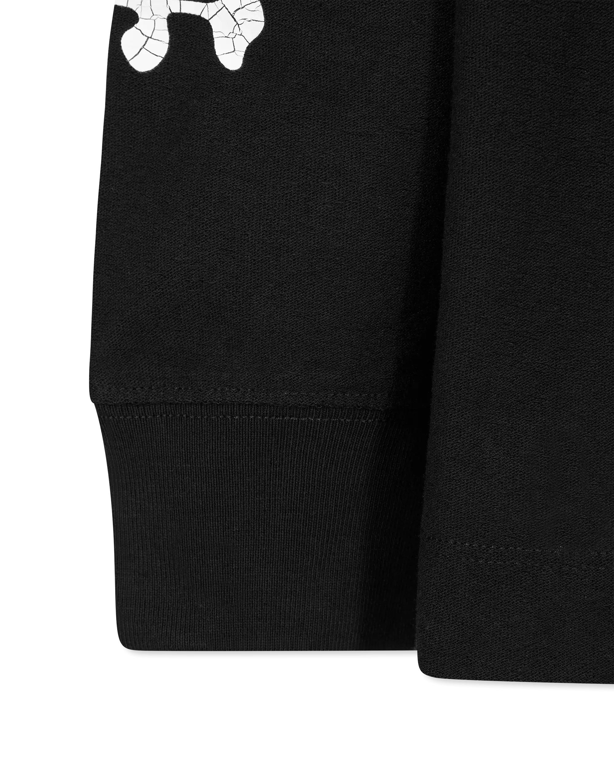 Textured Logo Jersey Long Sleeve Shirt