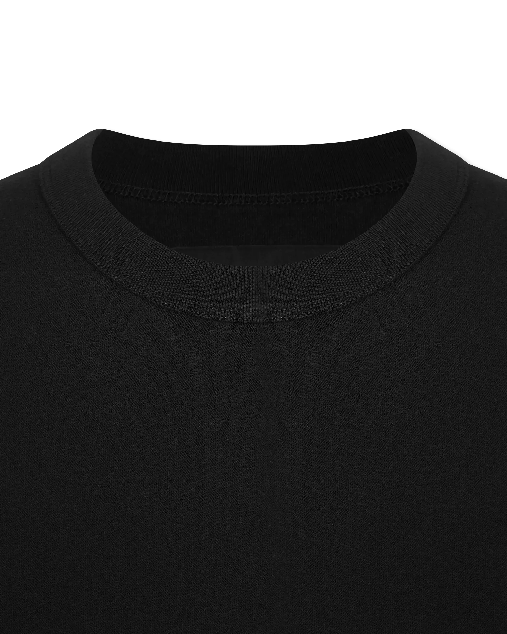 Textured Logo Jersey Long Sleeve Shirt