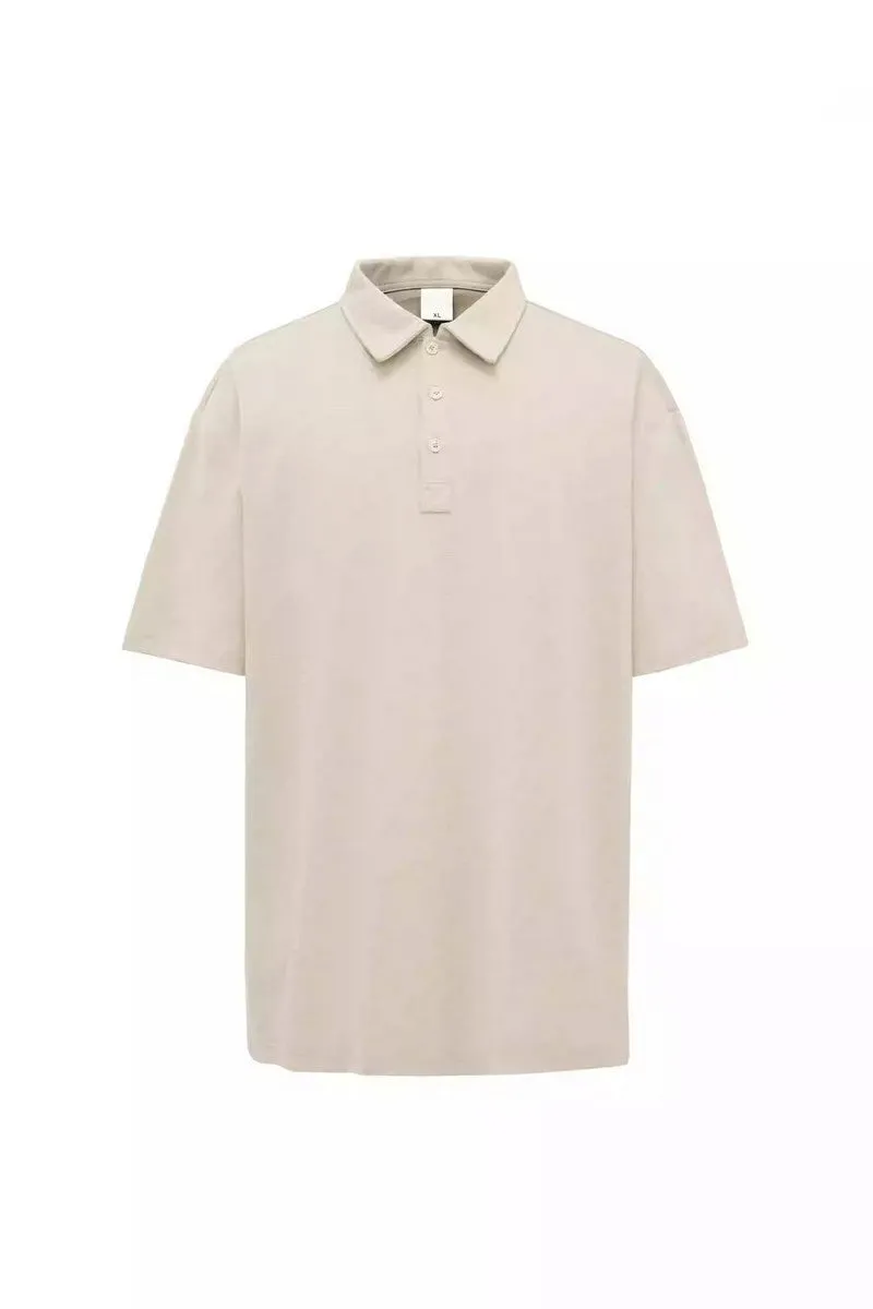 Textured Relaxed Fit Polo Shirt