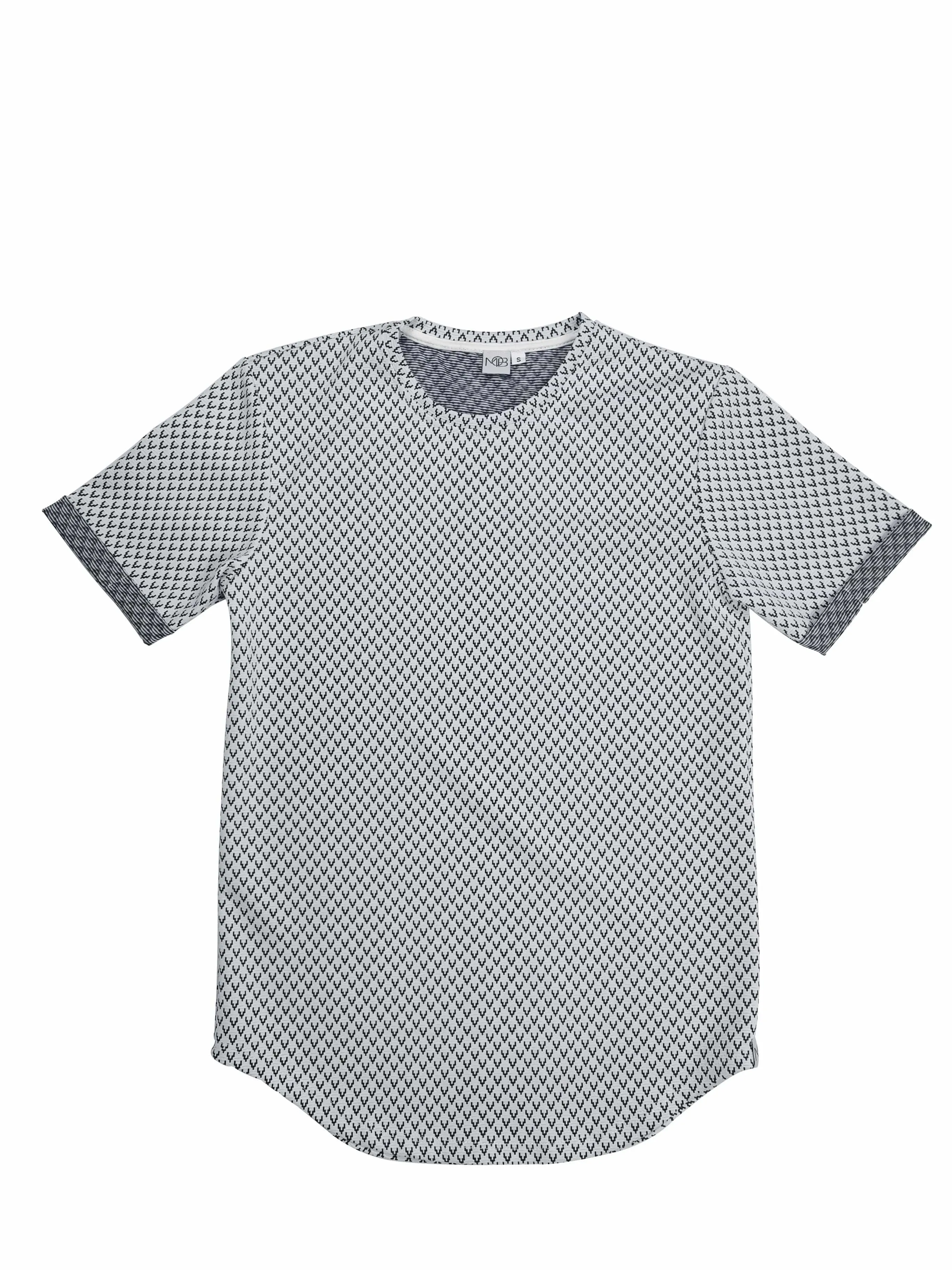 Textured Short Sleeved Textured T-shirt