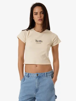 THRILLS Higher Road Mini Tee - UNBLEACHED