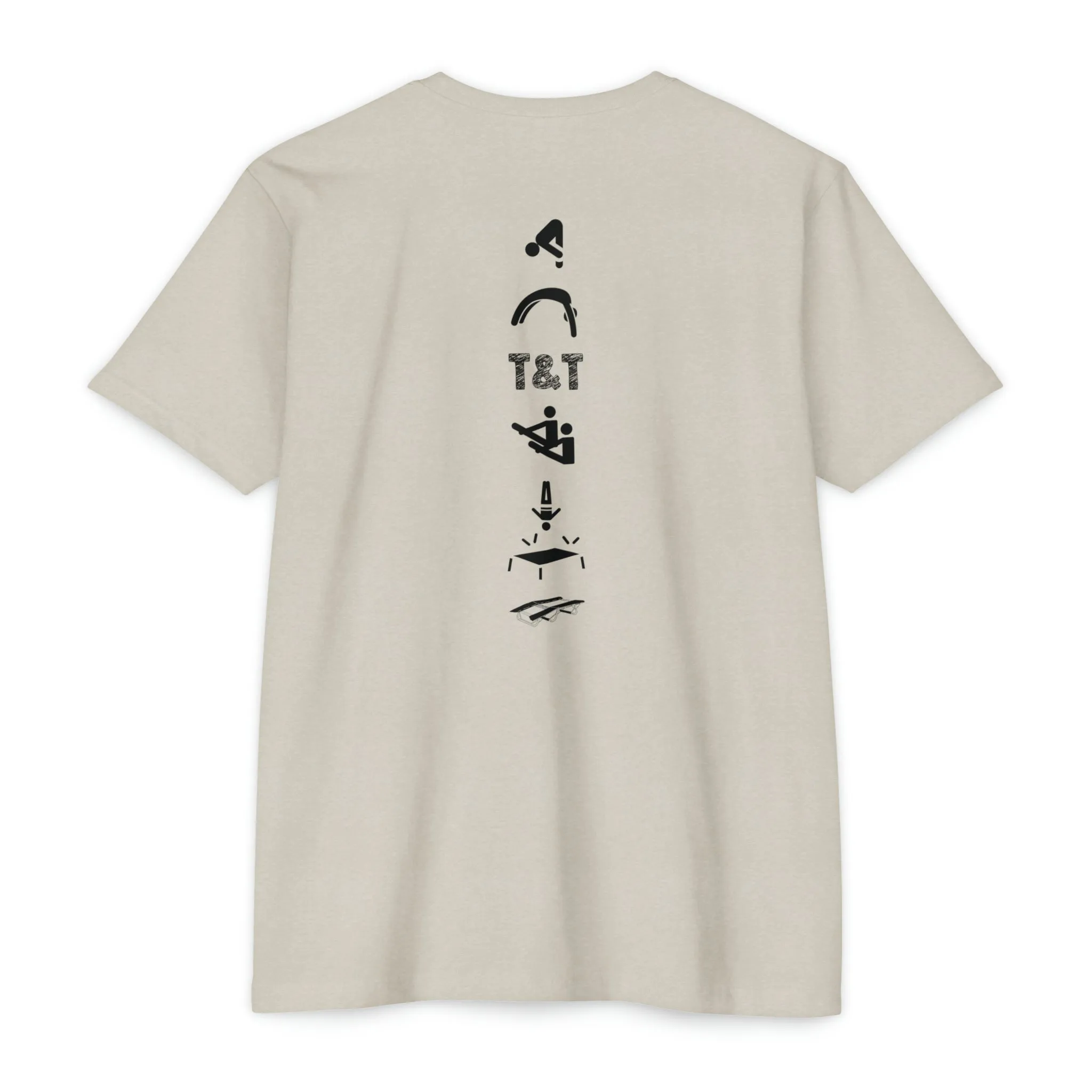Trampoline & Tumbling Events Spine T-Shirt
