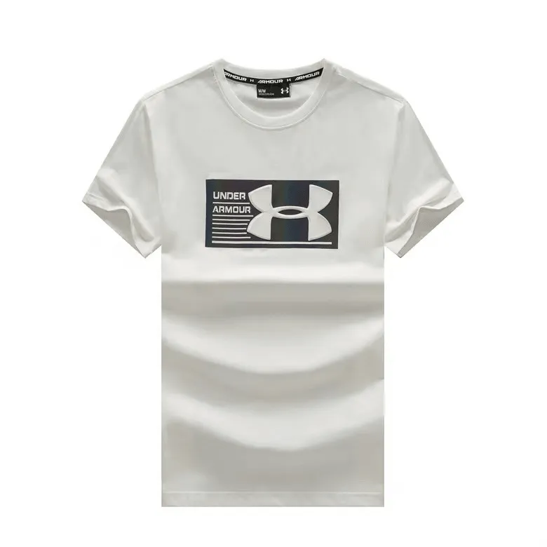 UA Exquisite T-Shirt Bold Front Spark Logo Designed- White
