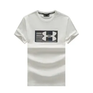 UA Exquisite T-Shirt Bold Front Spark Logo Designed- White