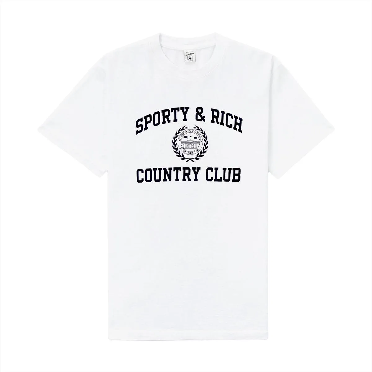 Varsity Crest Tee 'White'