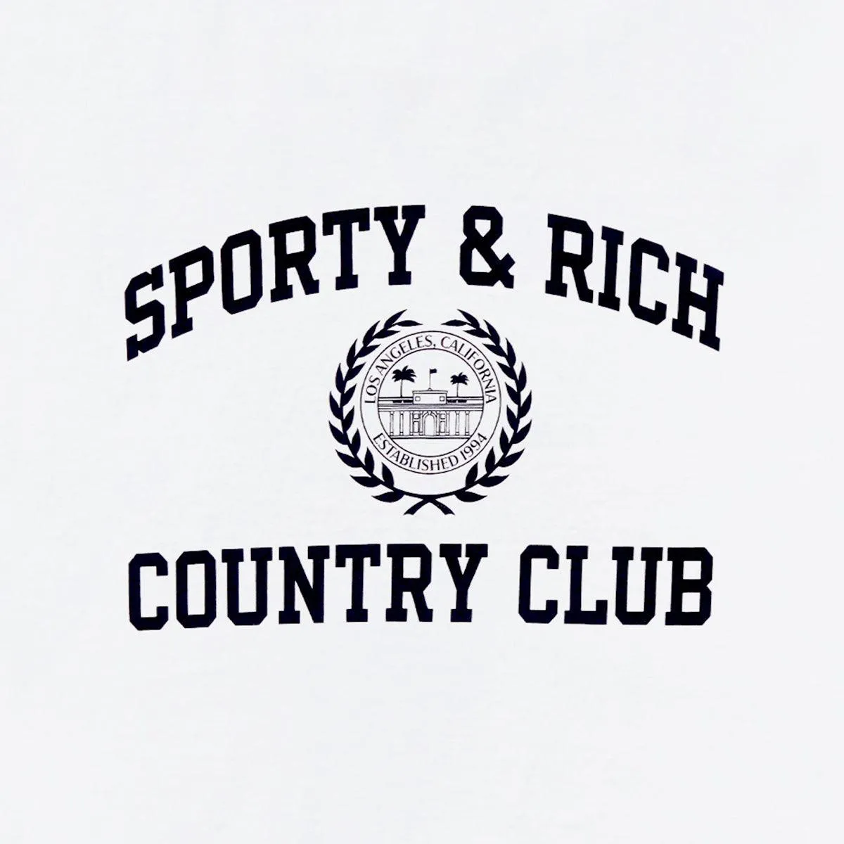 Varsity Crest Tee 'White'