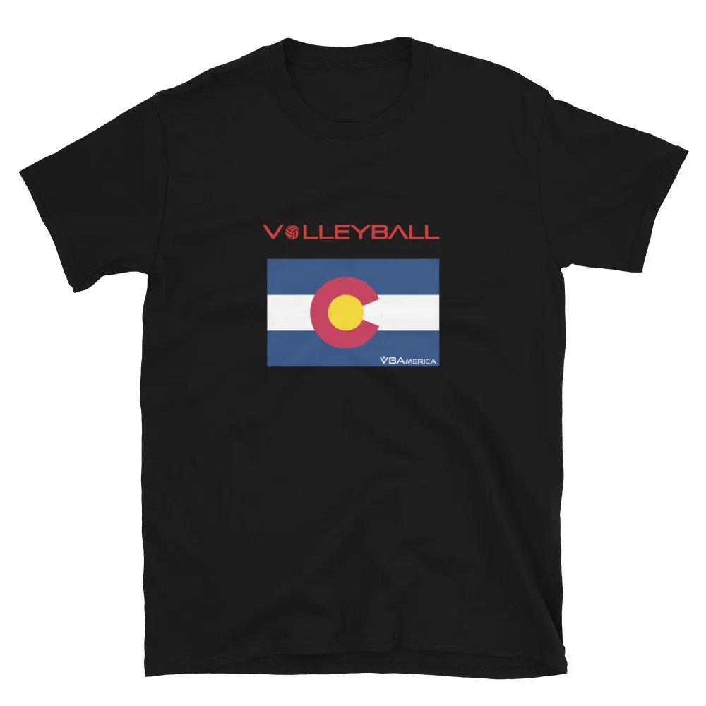 VBAmerica Colorado VOlleyball Short-Sleeve T-Shirt