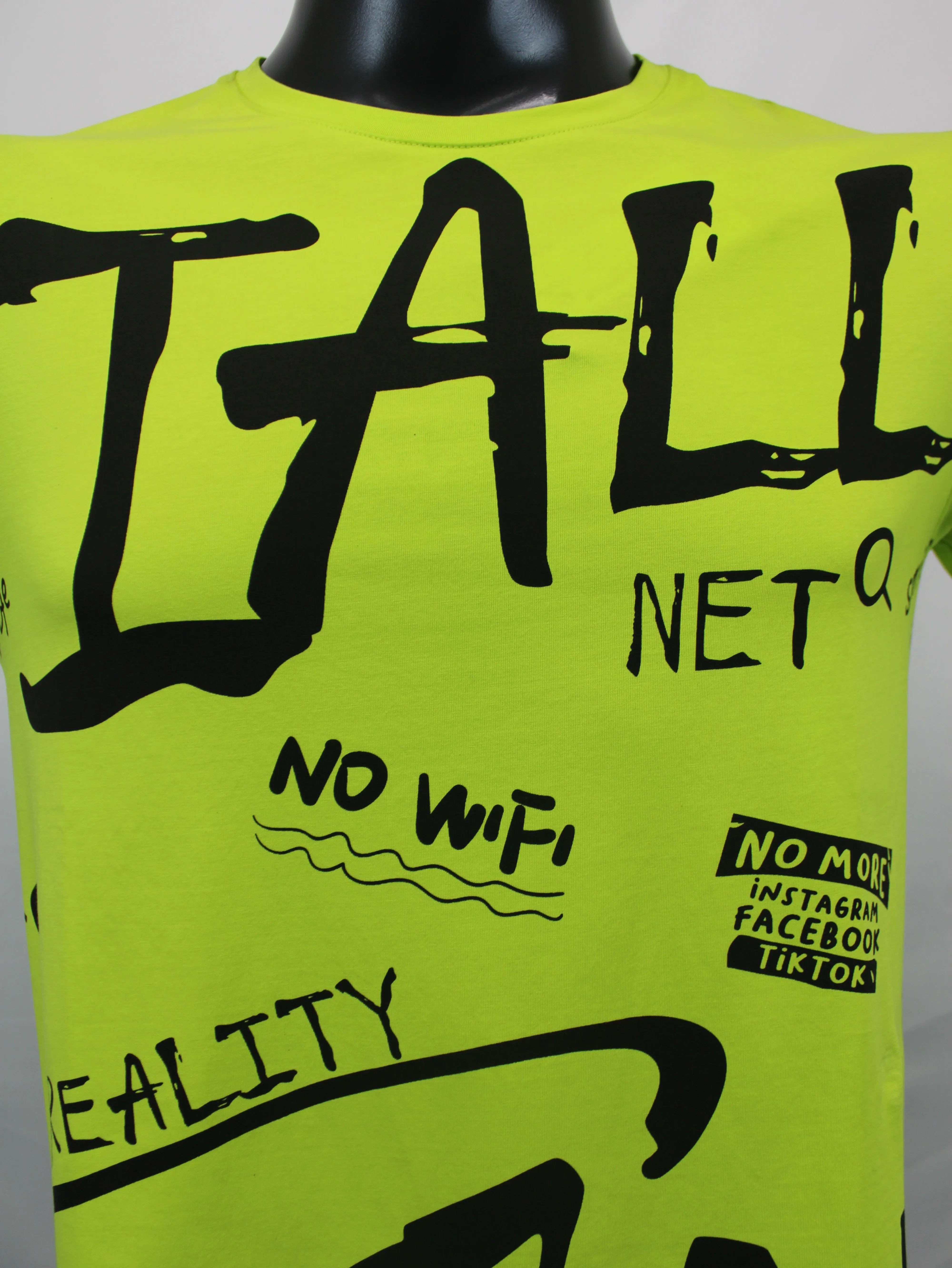 Vialli Creato T-Shirt (Neon Green)