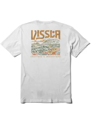 Vissla Segara Comp Lite Eco Performance Tee - WHITE